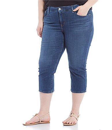 Levis Plus Size Shaping Capri Jeans Product Image