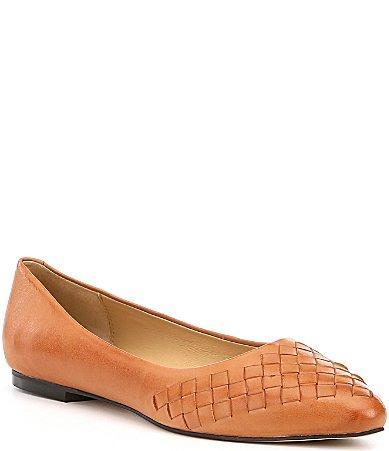 Trotters Estee Woven Leather Flats Product Image