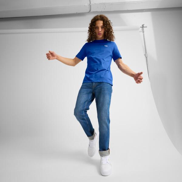 PUMA Suede Logo Men's T-Shirt in Royal Blue Product Image