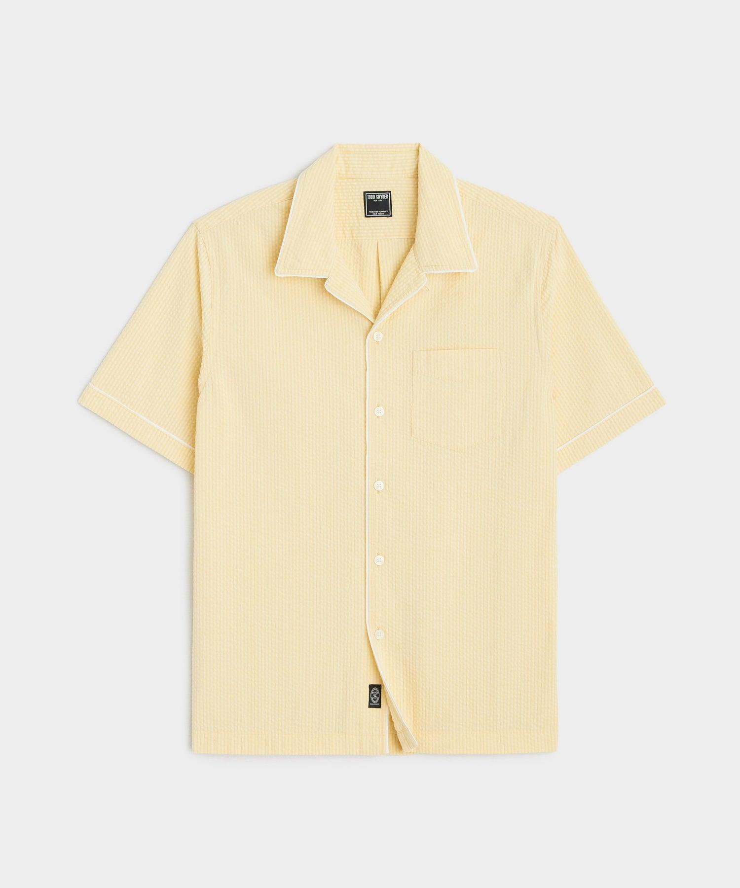 Tipped Seersucker Shirt Product Image