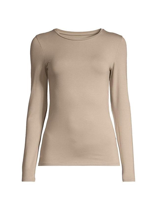 Womens Soft Touch Long-Sleeve Top Product Image