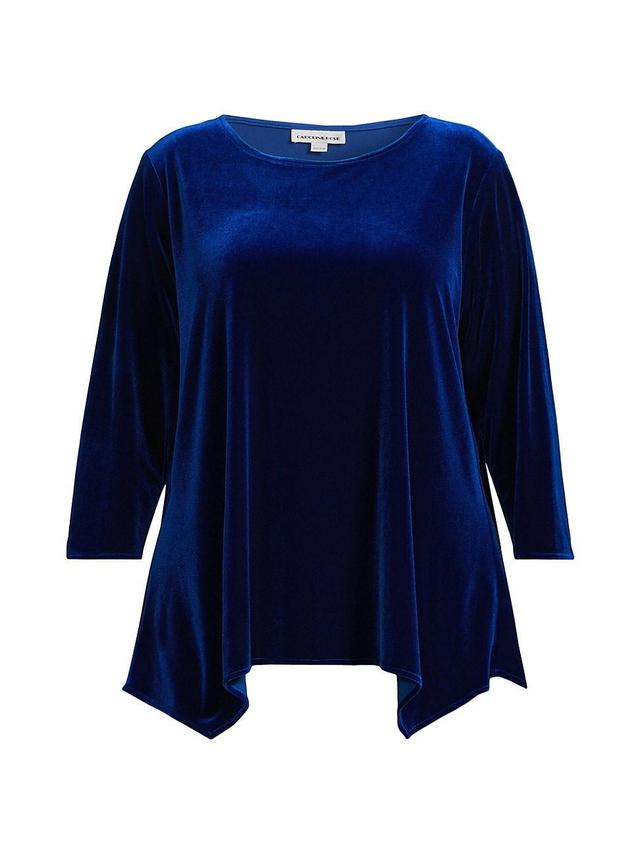 Womens Pop Velvet Top Product Image