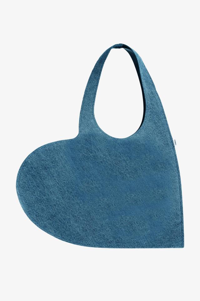 Denim Heart Tote Bag Product Image