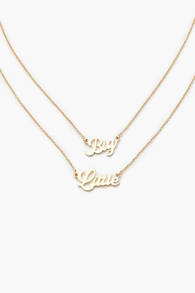 Big & Little Pendant Necklace Set | Forever 21 Product Image