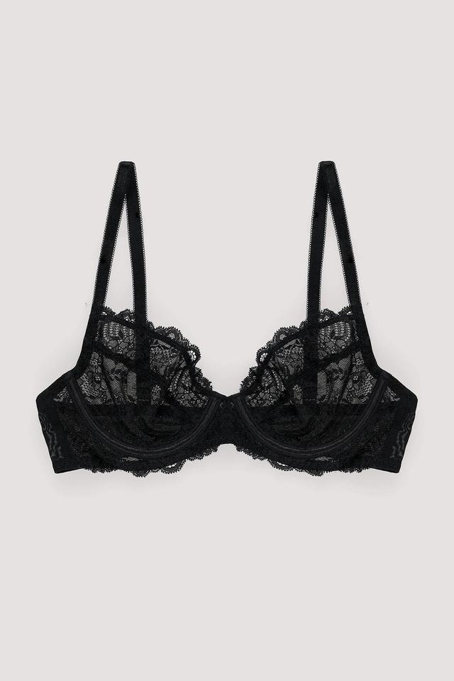 Classic Unlined Lace Wire Bra Product Image