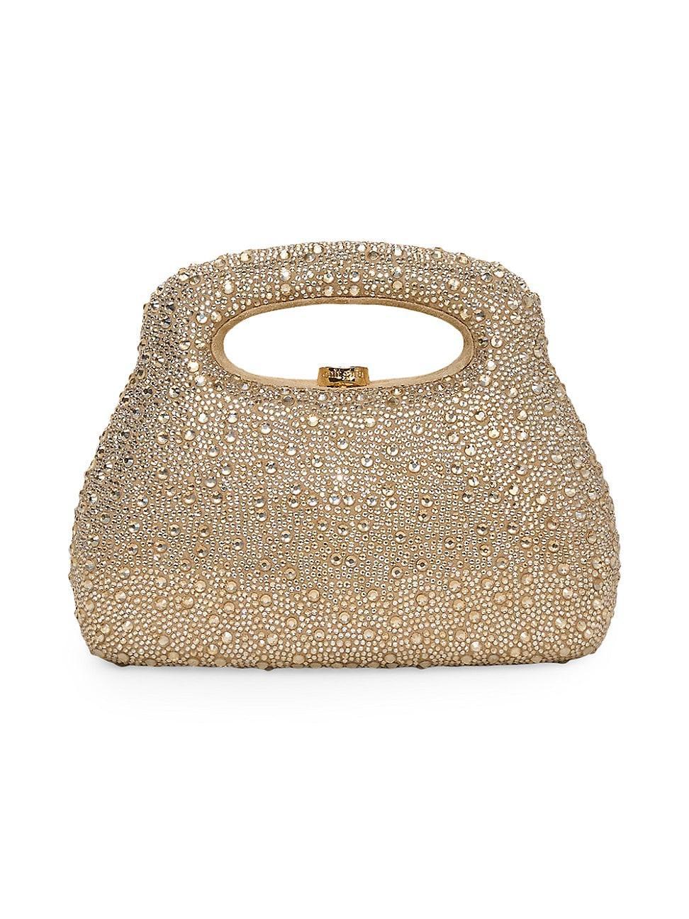 Womens Mimi Embellished Leather Top Handle Bag Product Image