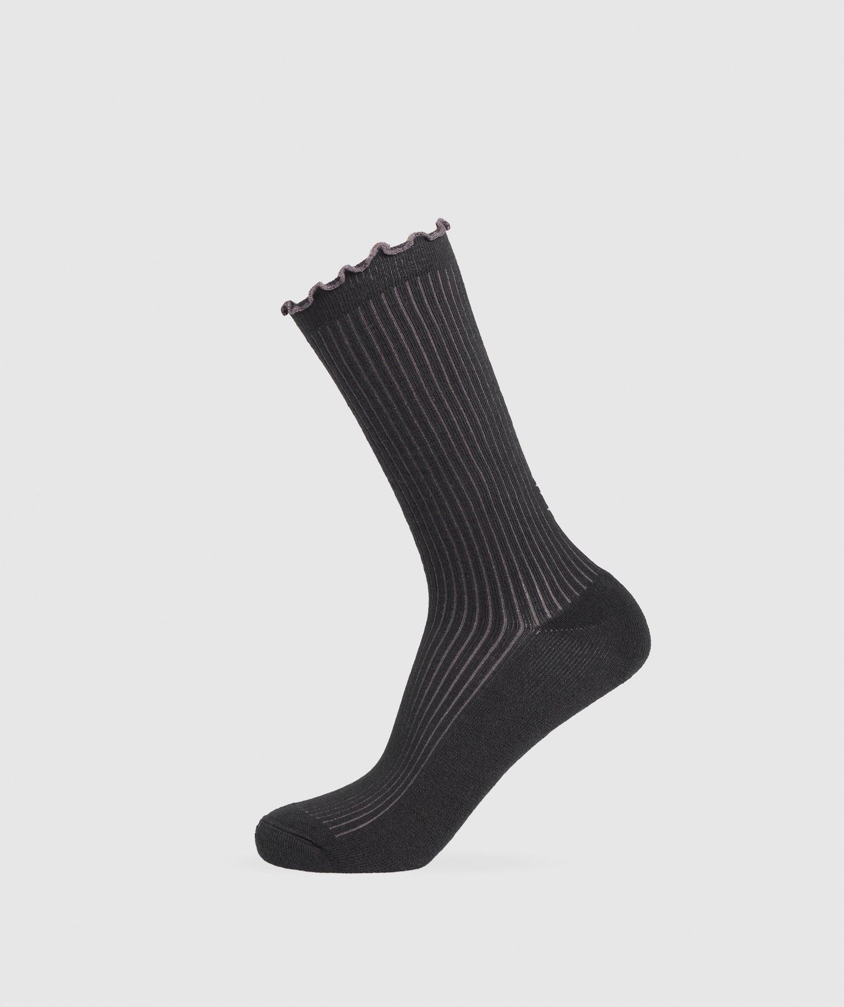 Frill Crew Single Sock Product Image