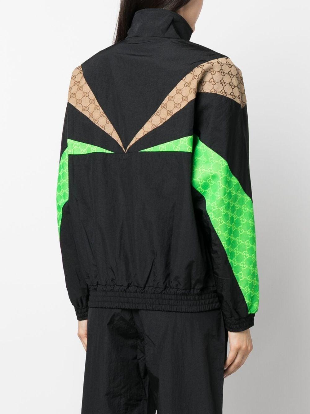 Nylon Zip Jacket In Black,multicolor Product Image