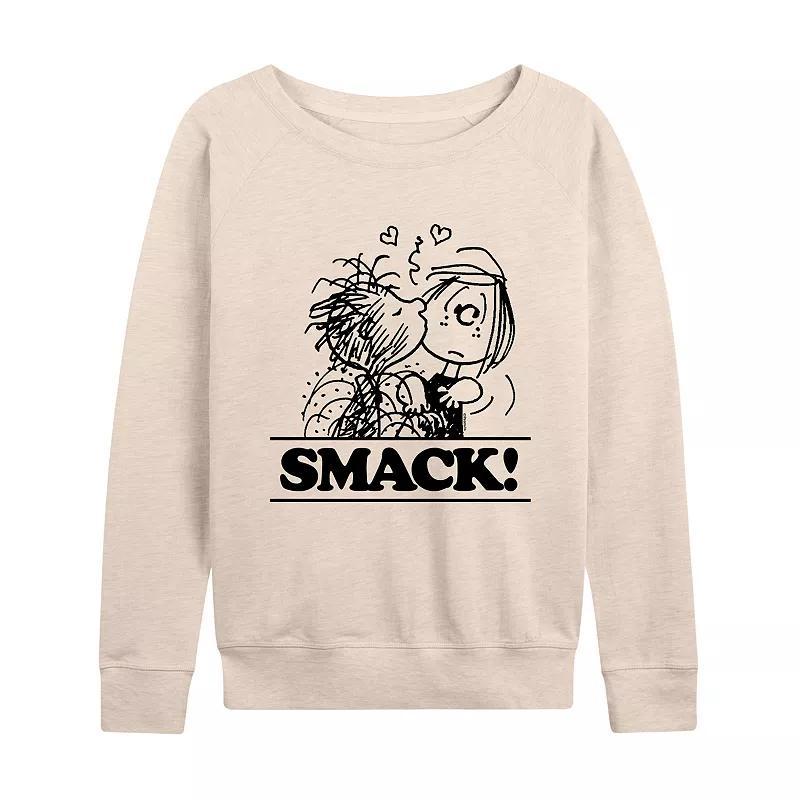 Womens Peanuts Pigpen & Patty Smack Lightweight French Terry Sweatshirt Product Image