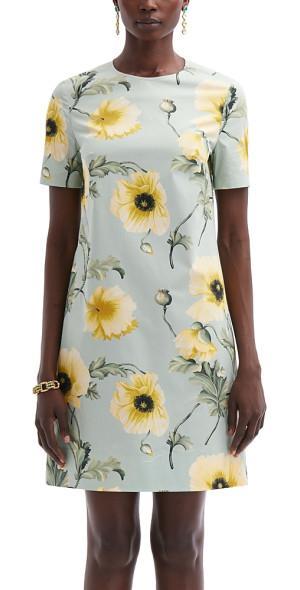 Oscar de la Renta Floral Print Mini Dress Product Image