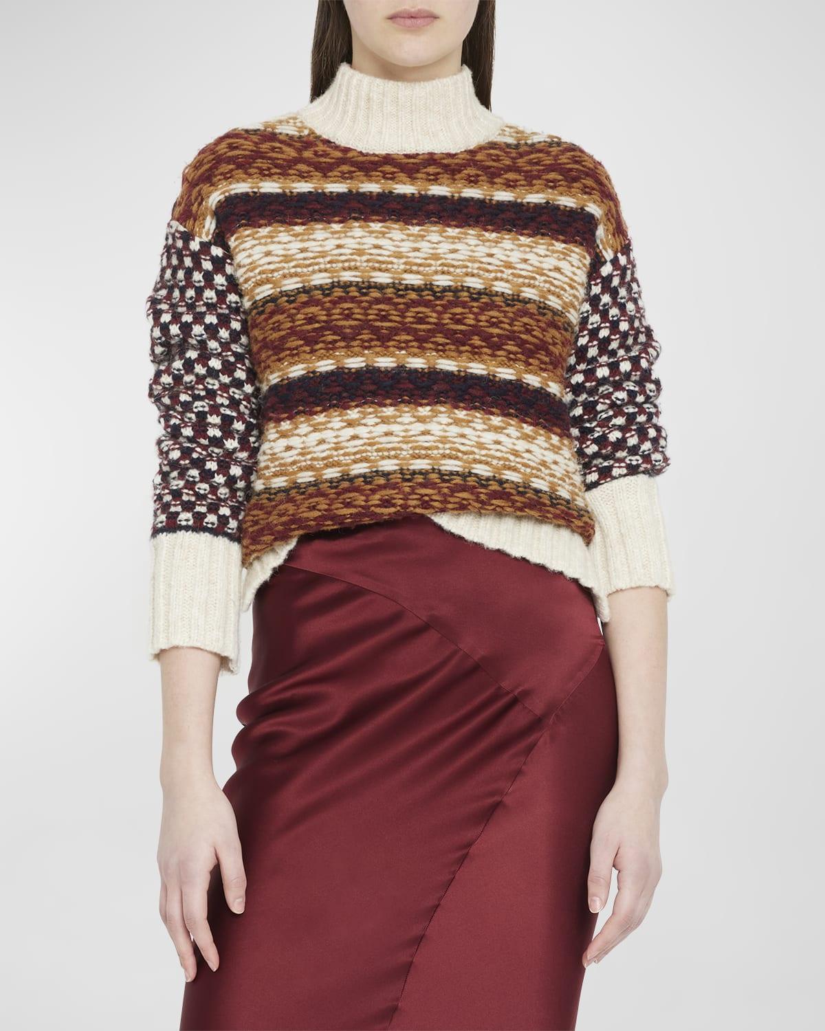 Clary Turtleneck Wool-Blend Sweater Product Image