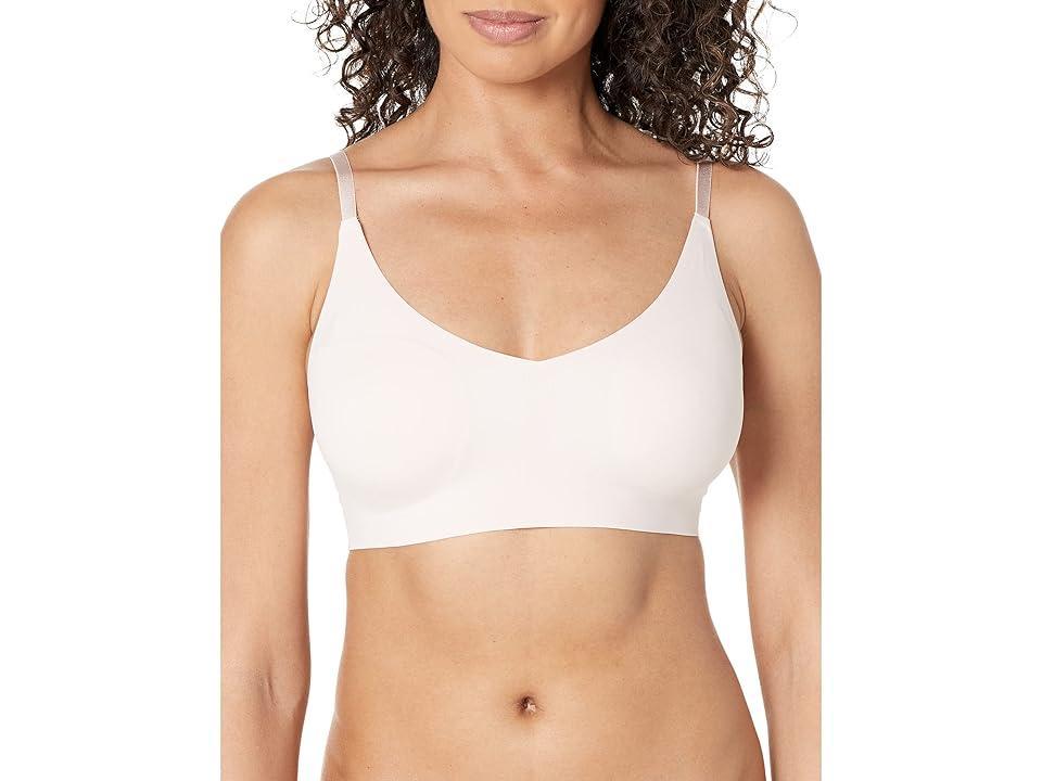 Calvin Klein Invisibles Comfort Lightly Lined Triangle Bralette QF5753, Womens Brown Product Image