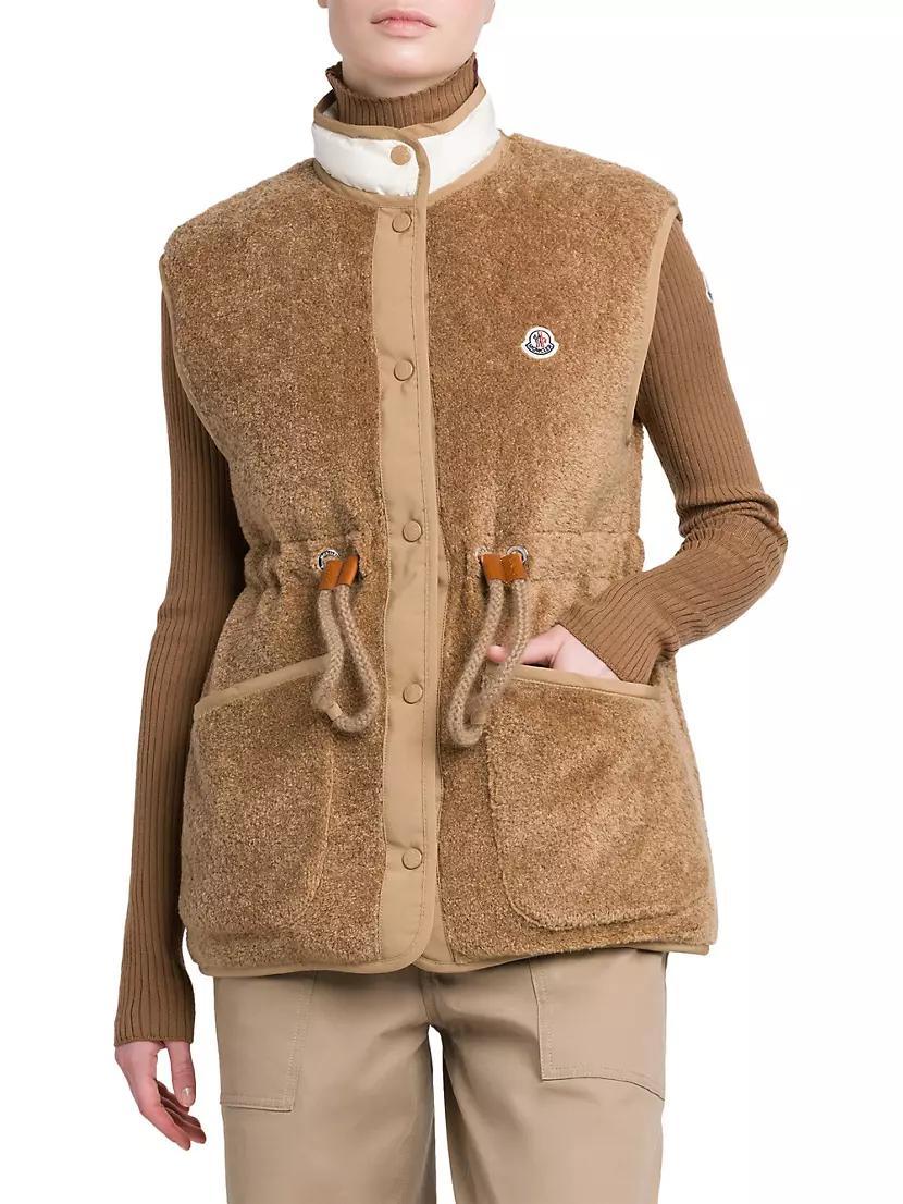 Teddy Down Vest Product Image