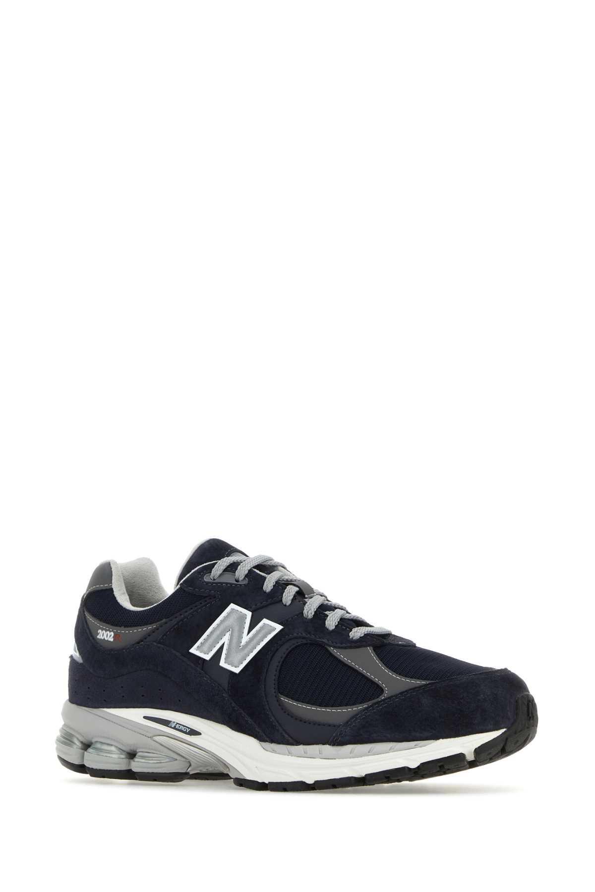 NEW BALANCE Multicolor Suede And Mesh 2002r Sneakers In Blu Product Image