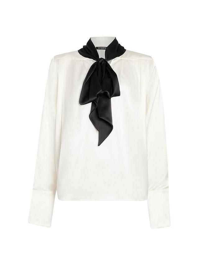 Womens Camari Satin Shirt Product Image