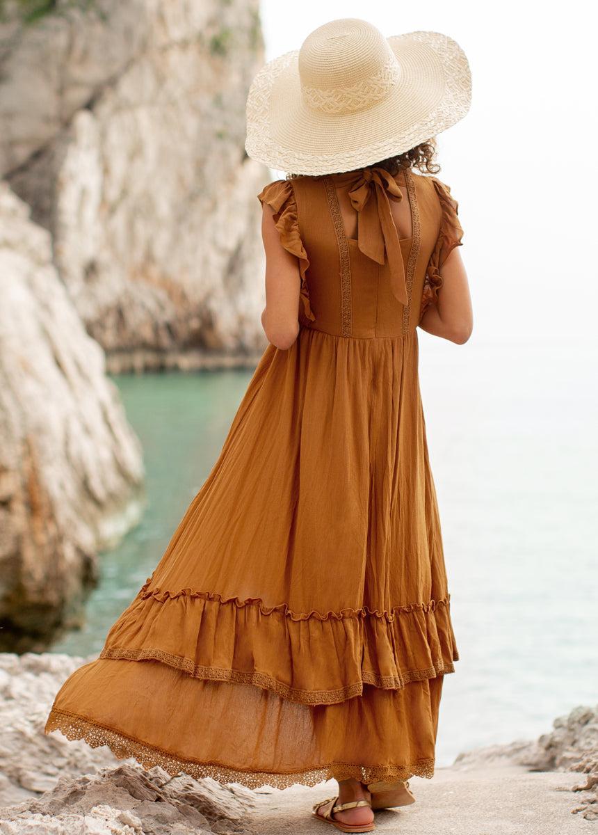 Cassia Dress in Marigold Product Image