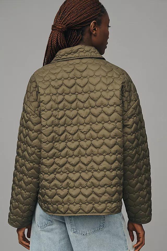 Maeve Heart-Quilted Liner Jacket Product Image