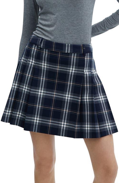 Mango Womens Pleated Miniskirt Product Image