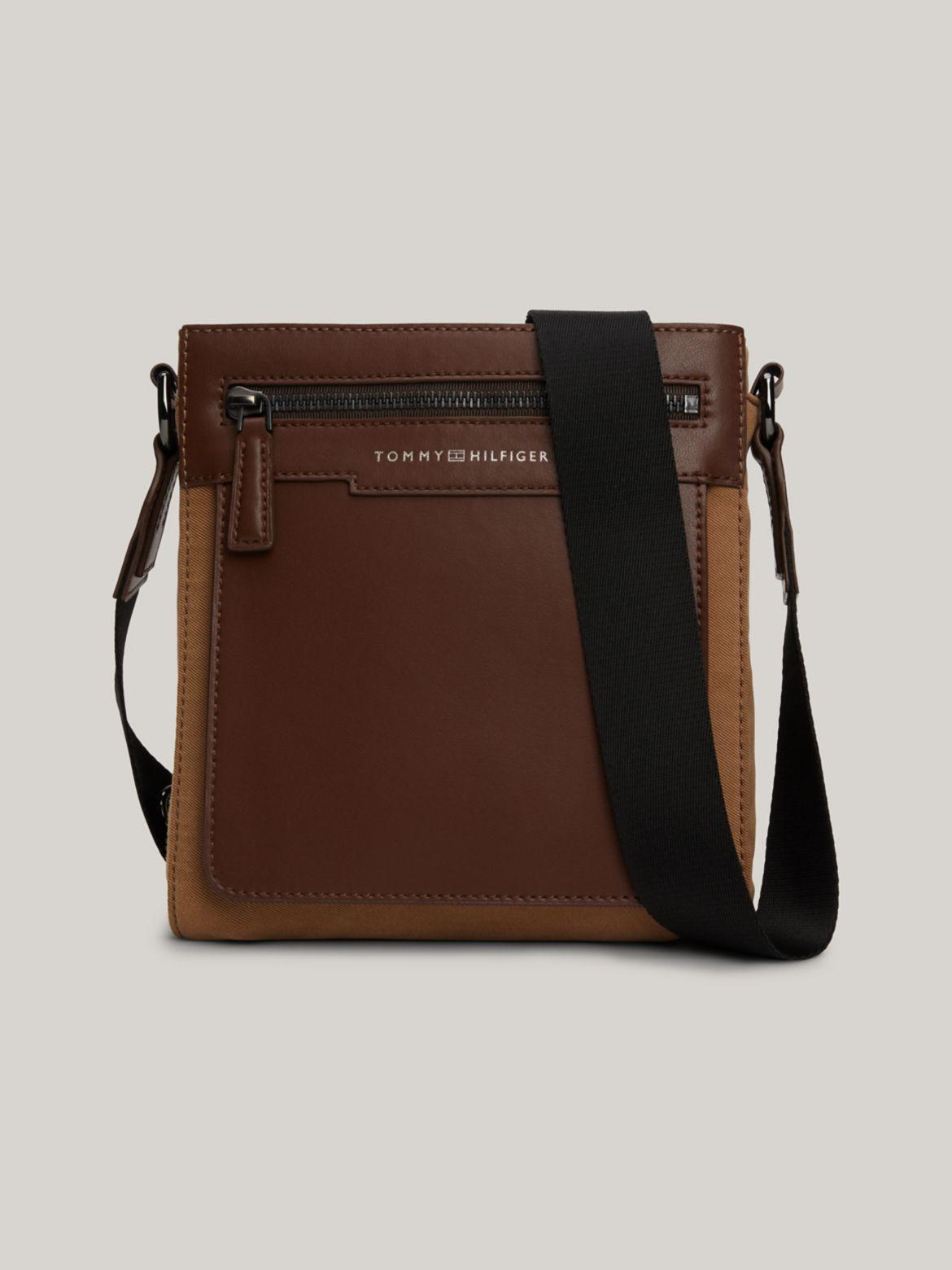 Tommy Hilfiger Men's Leather Trim Mini Crossbody Bag Product Image