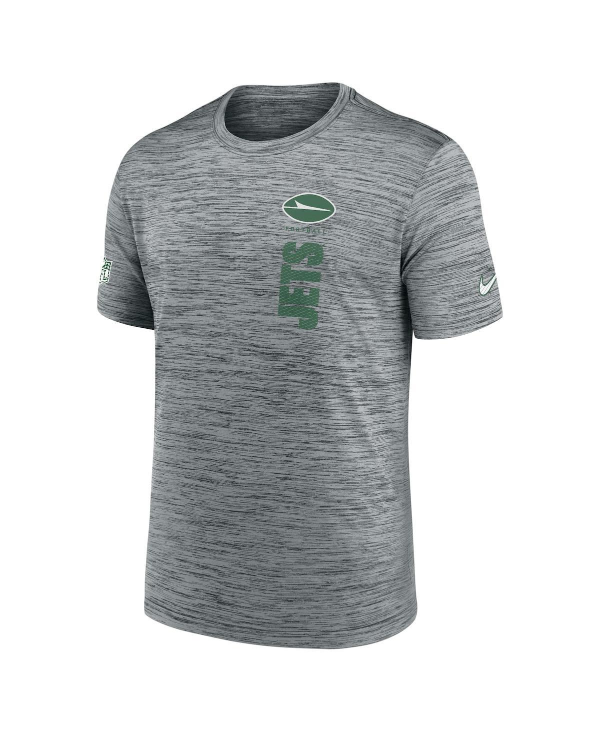 NIKE Men's Gray New England Patriots 2024 Sideline Velocity Performance T-shirt Product Image