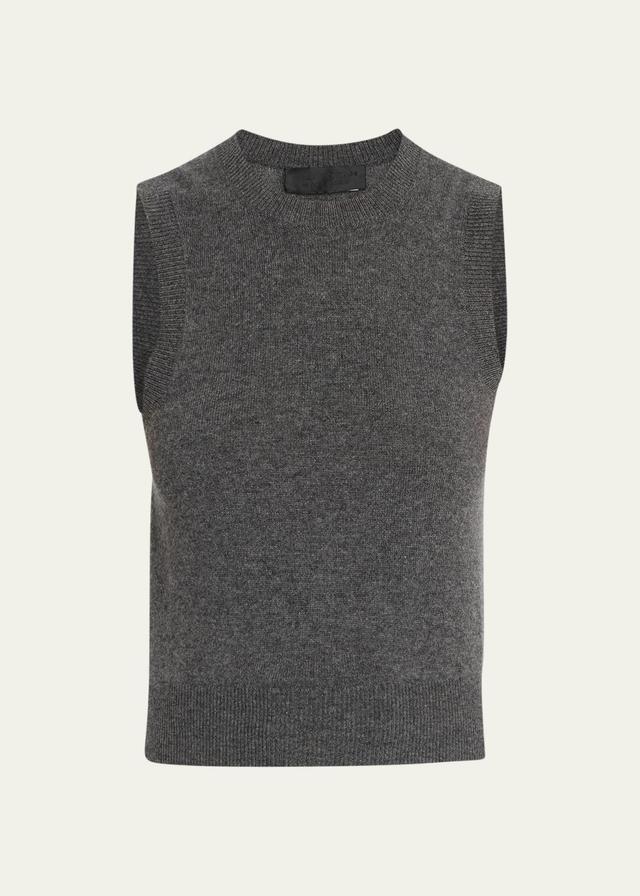 NILI LOTAN May Sweater Tank in Black Product Image