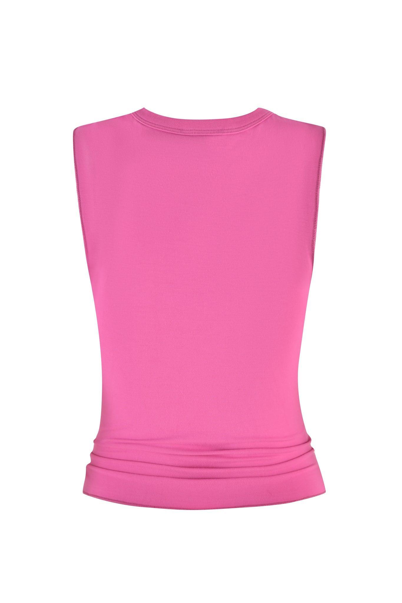 KEHLANI TOP - PINK : NEON PINK Product Image