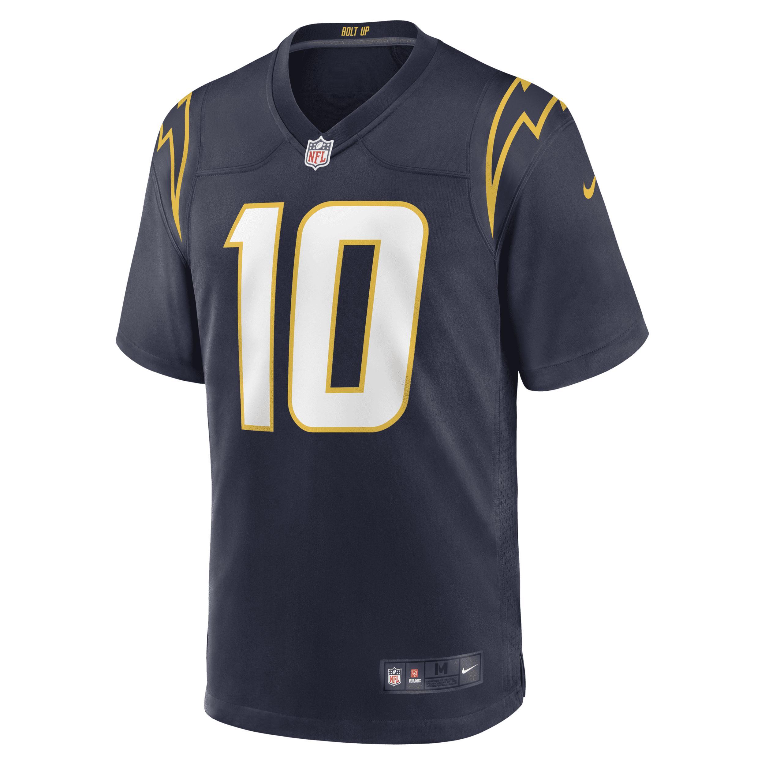 Mens Nike Justin Herbert Los Angeles Chargers Alternate Game Jersey Blue Product Image