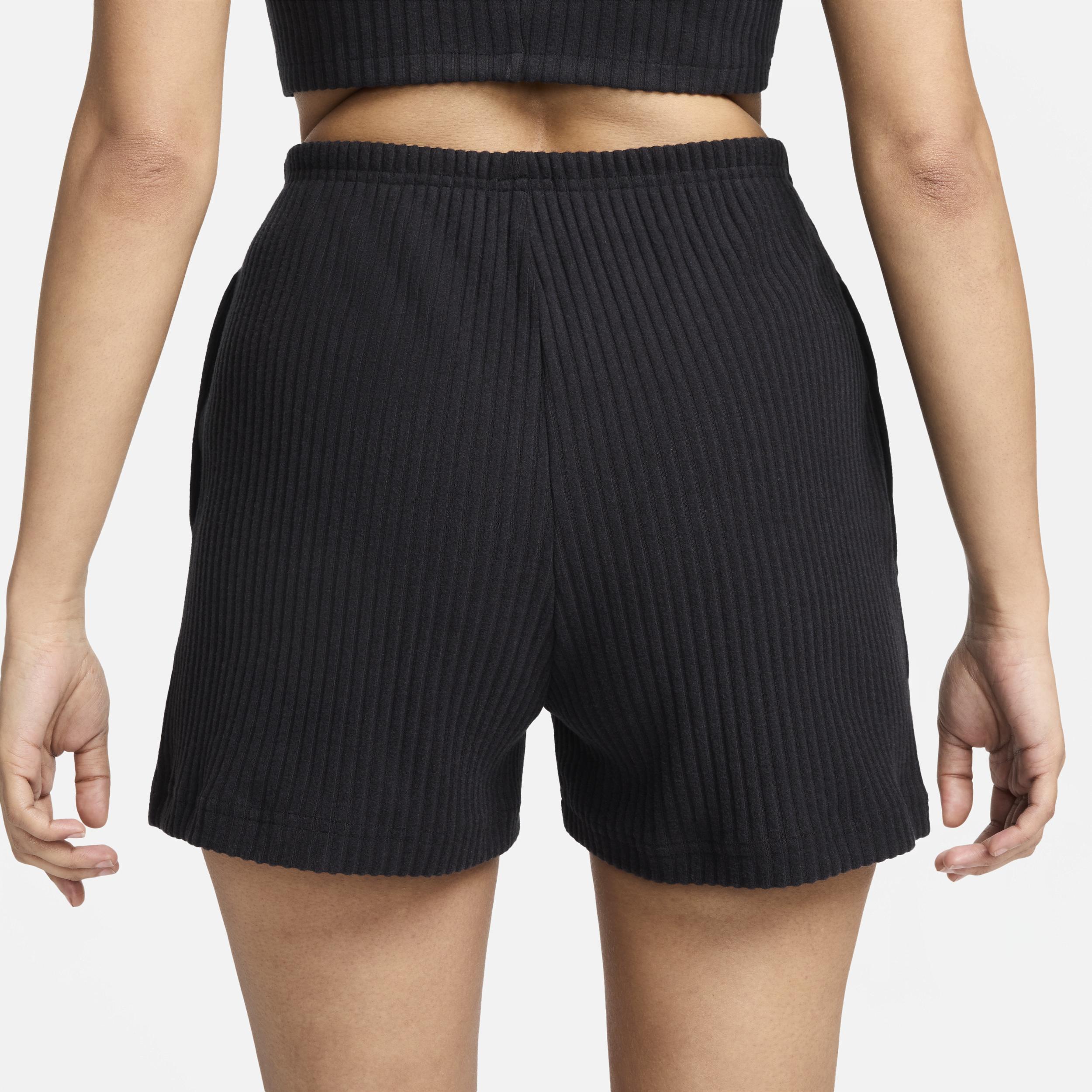 Womens Nike Sportswear Chill Rib High-Waisted Slim 3 Shorts Product Image