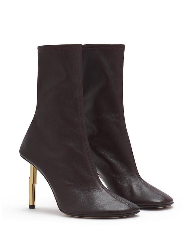 Lanvin Womens Leather Sequence Ankle Boots Product Image