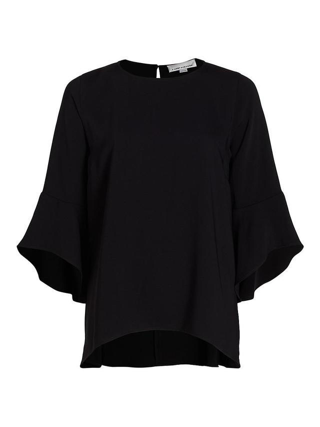 Womens Julia Crepe Bell-Sleeve Tunic Product Image