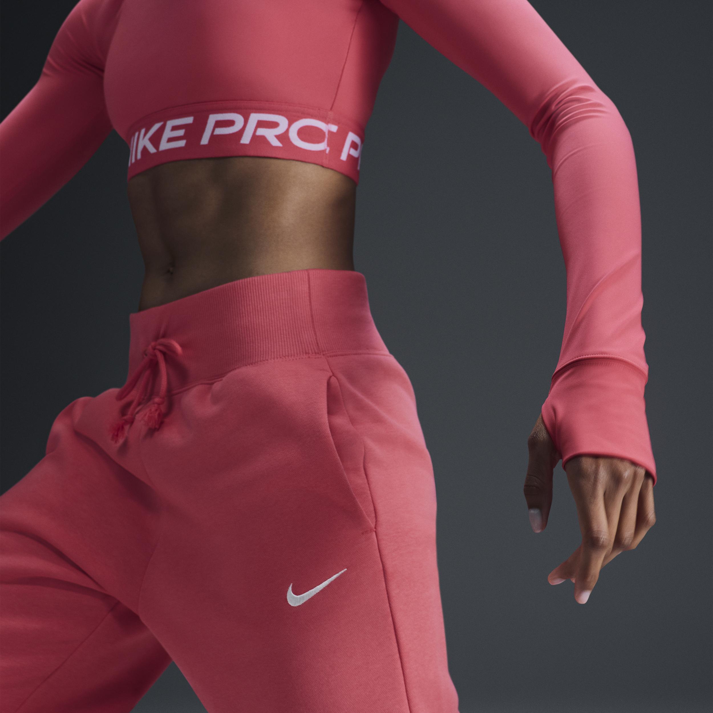 Women's Nike Sportswear Phoenix Fleece High-Waisted Wide-Leg Sweatpants Product Image