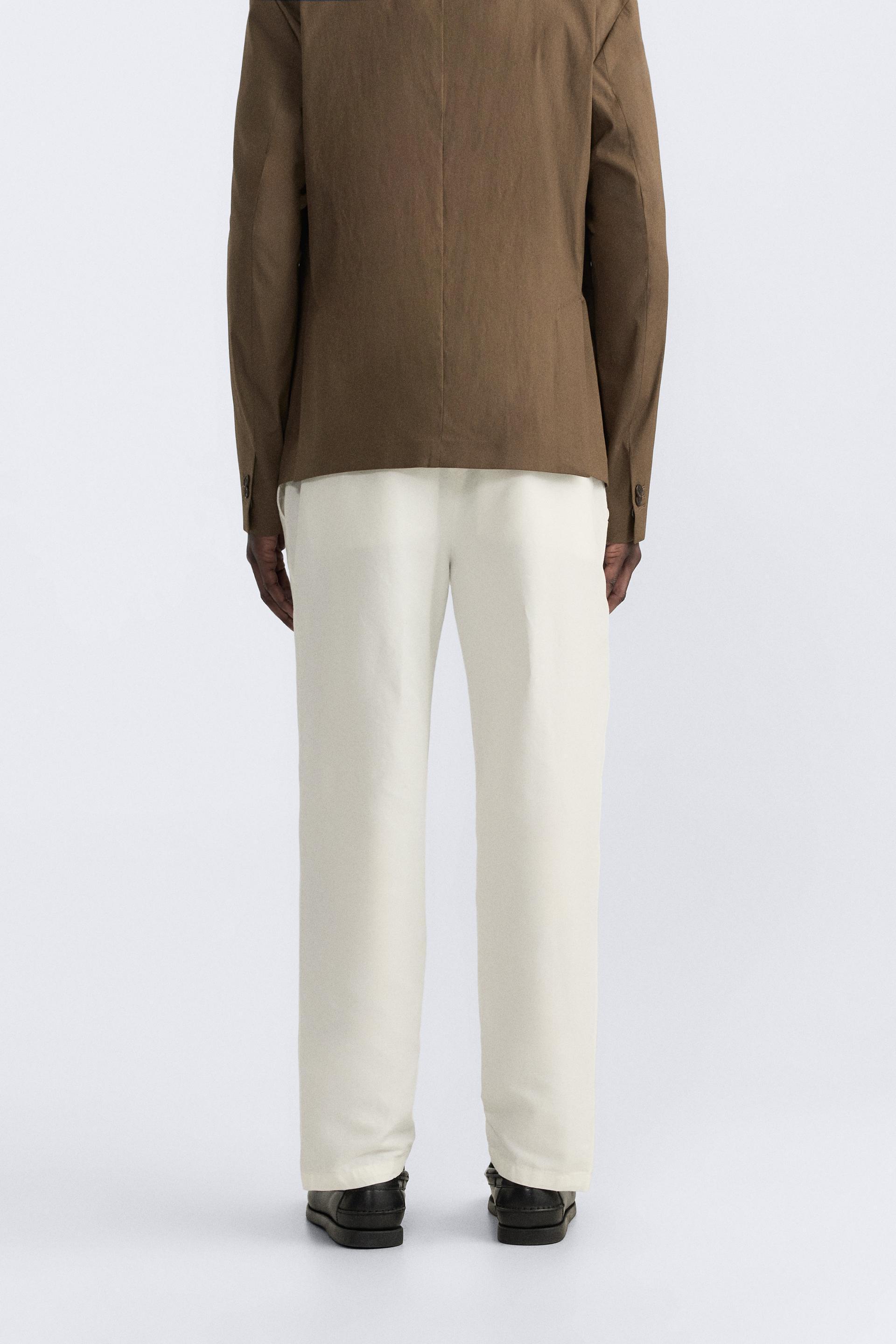 TEXTURED CHINO PANTS Product Image