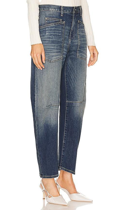 Womens Shon Curved Ankle-Crop Jeans Product Image