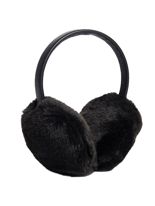 APPARIS Esme Plant-Based Faux Fur (Noir) Caps Product Image