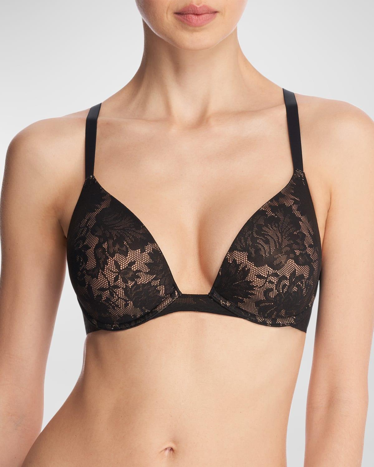 Natori Womens Discreet Convertible Wireless Spacer Bra 723298 - Black Product Image