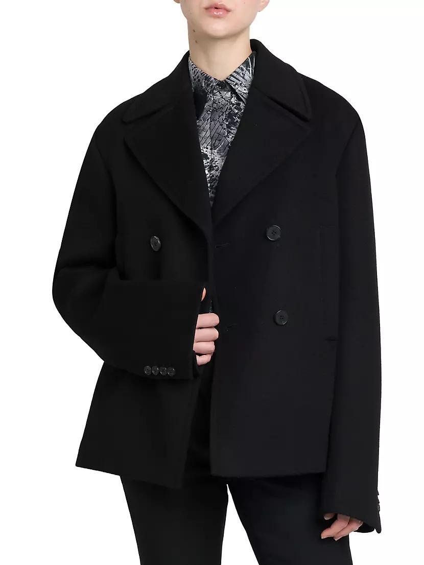 Wool-Cashmere Felt Coat Product Image