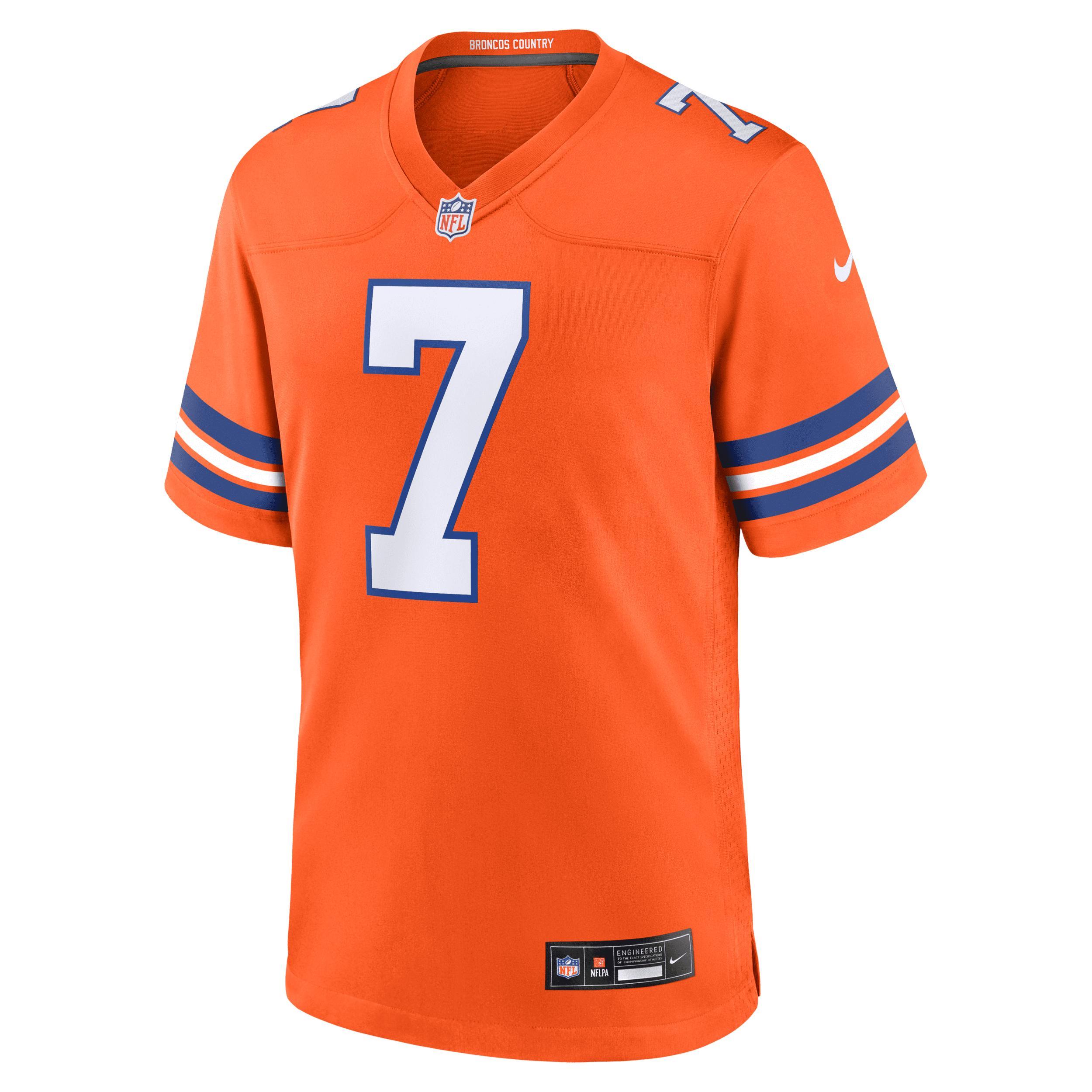 John Elway Denver Broncos Men's Nike NFL Game Football Jersey Product Image