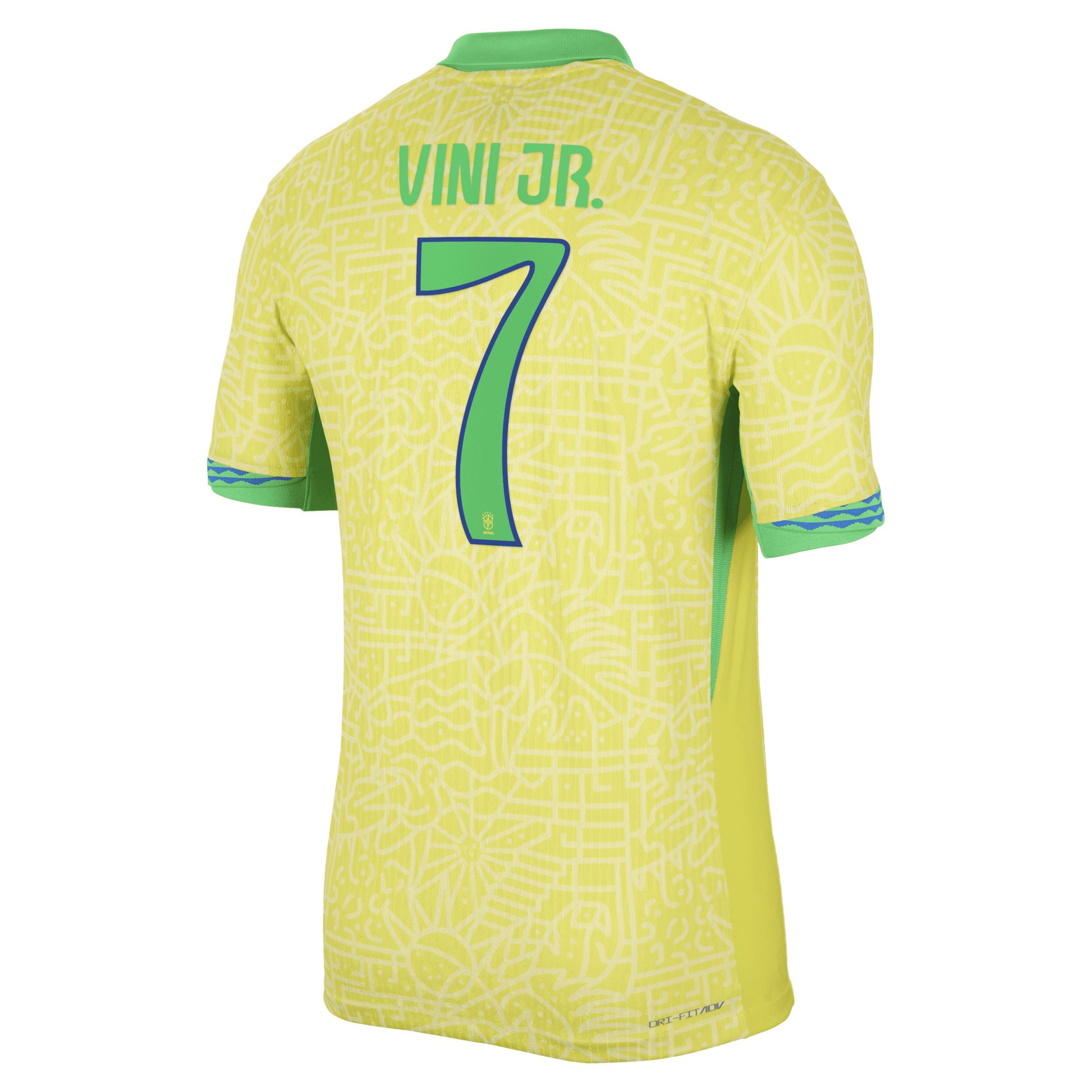 Vini Jr. Brazil National Team 2024 Match Away Nike Mens Dri-FIT ADV Soccer Jersey Product Image