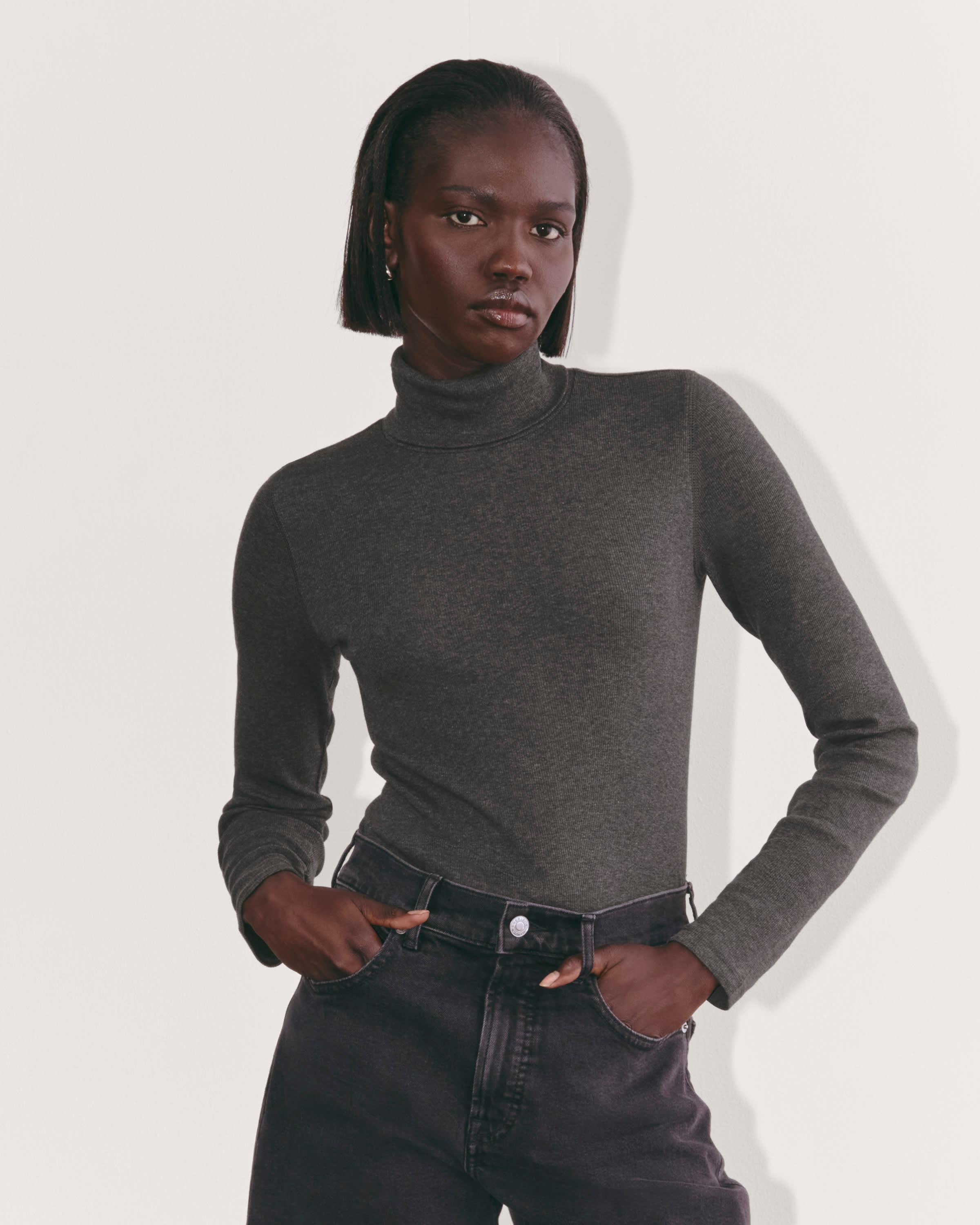 The Luxe Rib Turtleneck Product Image