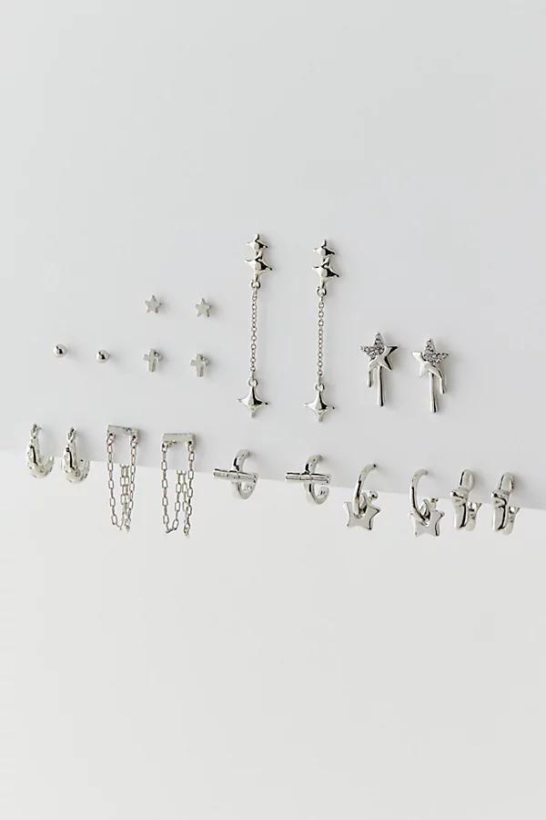 Stars Are Blind Post & Hoop Earring Set Womens at Urban Outfitters Product Image