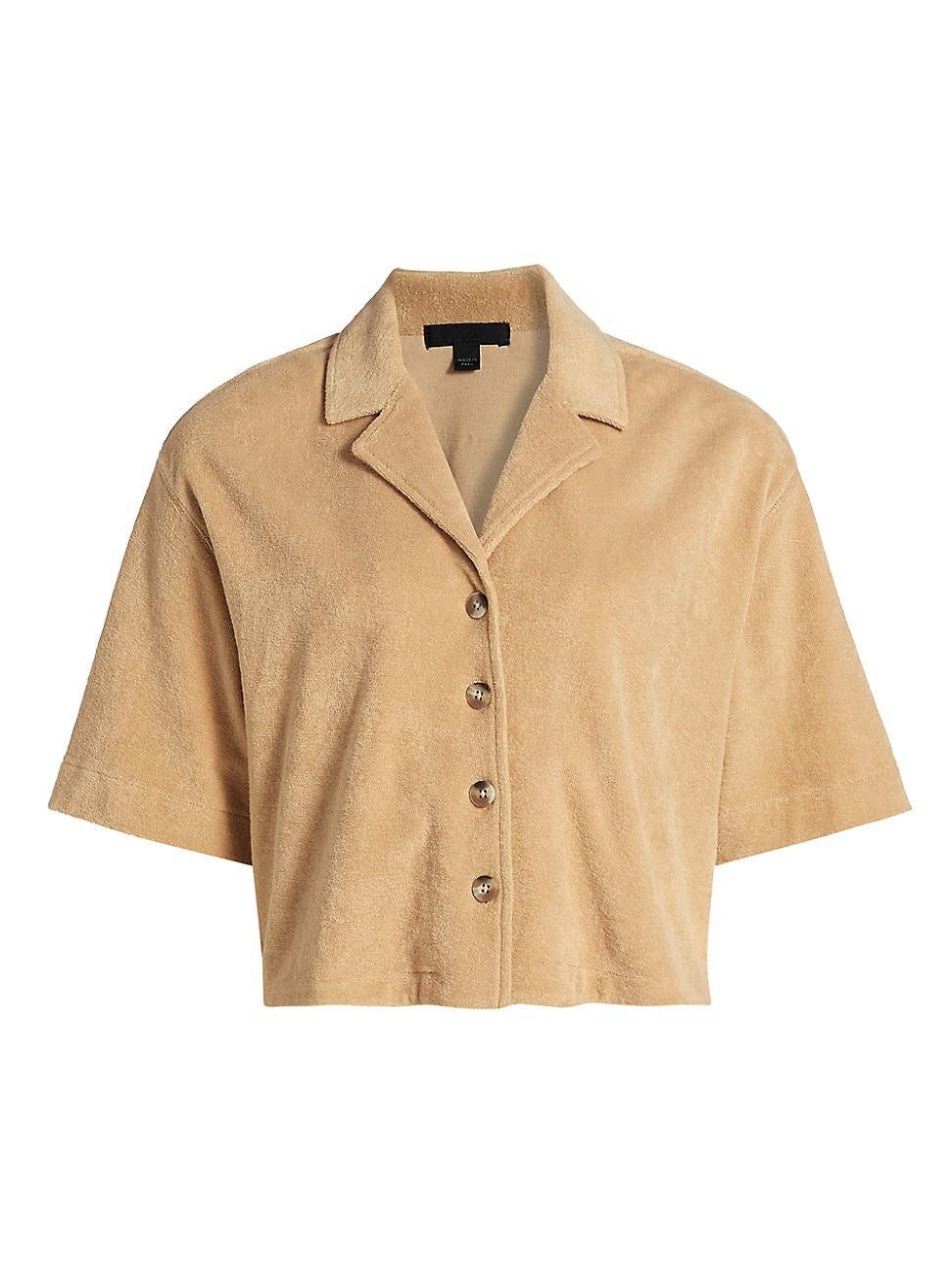 Womens Towel Terry Bowling Shirt Product Image