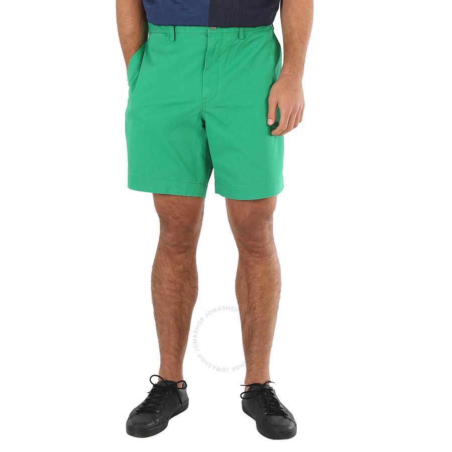 Men's Green Straight-leg Chino Shorts Product Image