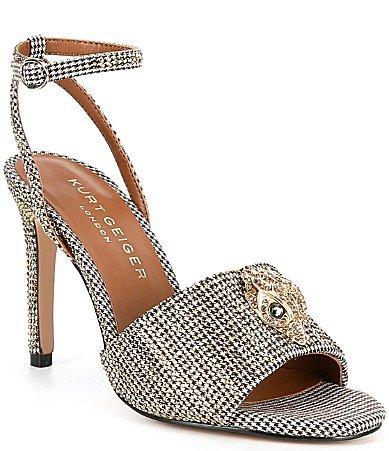 Kurt Geiger London Kensington Glitz Rhinestone Fabric Dress Sandals Product Image