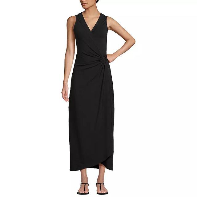 Womens Lands End Sleeveless Tulip Hem Maxi Dress Product Image