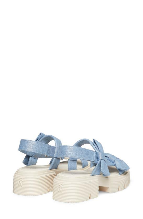 STUART WEITZMAN Sofia Nolita Lug Sole Sandal In Blue Product Image