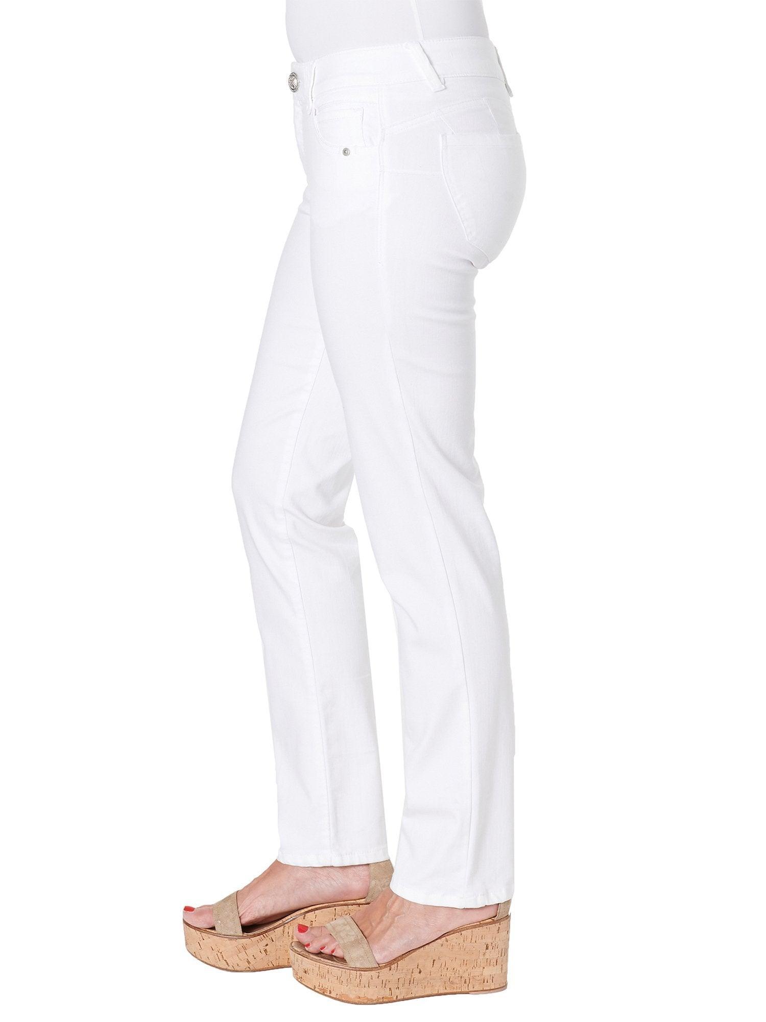 WZS1560OW   Lily White Absolution Straight Leg Jeans - Plus Democracy Jeans Product Image