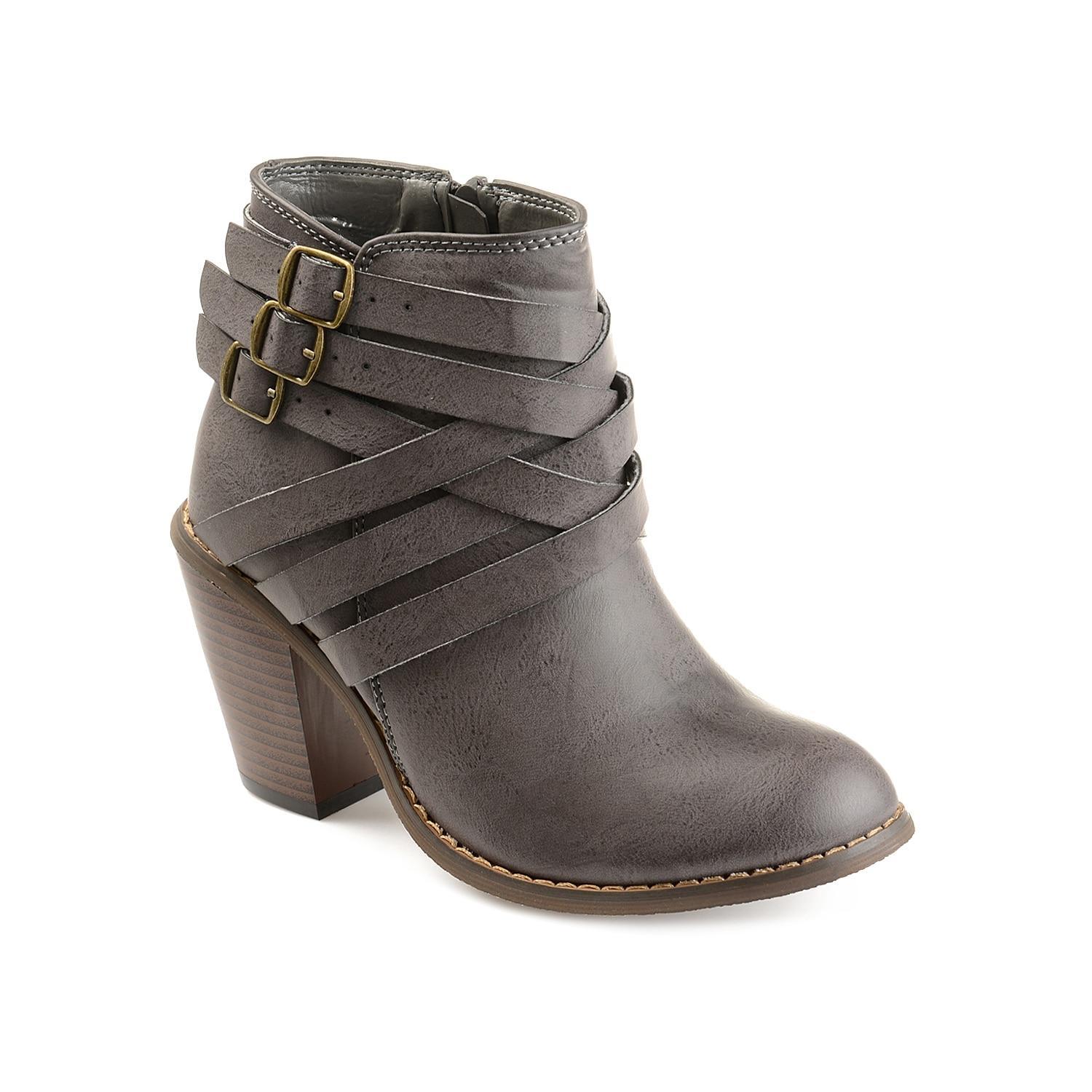 Journee Collection Womens Wide Strap Boot Womens Shoes Product Image