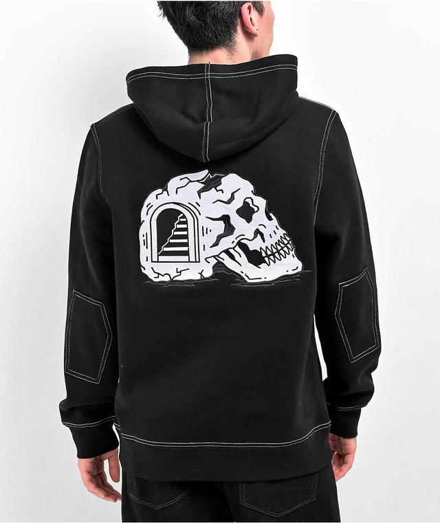 Lurking Class by Sketchy Tank Do Not Enter Black Hoodie Product Image