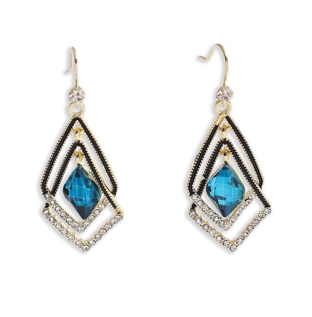 Sohi Womens Rhombus Drop Earrings Product Image