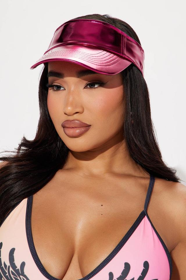 Tanning Season Visor - Pink Product Image